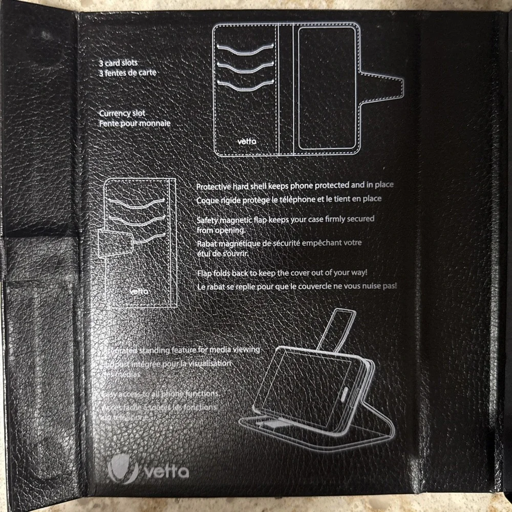 Vetta Folio Wallet‎ Case with Stand For Samsung Galaxy S5